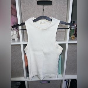 Oak and Fort white tank top